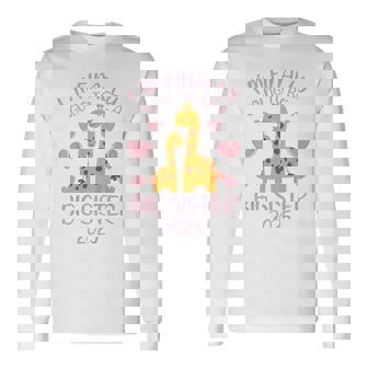 キッズ キリン、ついにお姉ちゃんになります2025 長袖Tシャツ - Kawaiitshirt