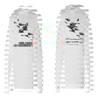 キッズ 第2次世界大戦 日本軍戦闘機 零式艦上戦闘機 長袖Tシャツ - Kawaiitshirt