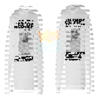 キュートなケアンテリア、睡眠用パジャマ、ナイトガウン。 長袖Tシャツ - Kawaiitshirt