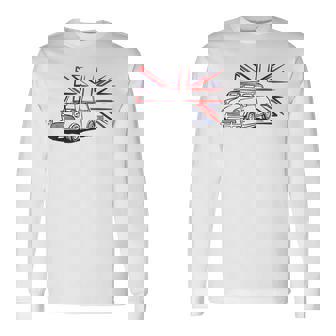 クラシック ミニ オースティン ユニオンジャック 長袖Tシャツ - Kawaiitshirt