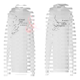 クリステル財団オフィシャルロゴ 長袖Tシャツ - Kawaiitshirt