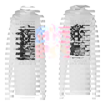 クリスマスを再び素晴らしいものにする トランプパジャマ 醜い 長袖tシャツ 長袖Tシャツ - Kawaiitshirt