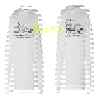 クリーミーダルゴナ抹茶ボバティー、スマイル、抹茶の方法 長袖Tシャツ - Kawaiitshirt