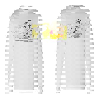 クレヨンしんちゃん 「ひまわり抱っこ」しんちゃん 長袖Tシャツ - Kawaiitshirt