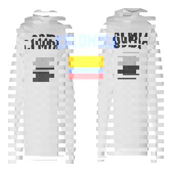 コロンビア国旗 長袖Tシャツ - Kawaiitshirt