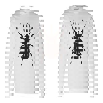 コーカサスオオカブト _昆虫_カブトムシ 長袖Tシャツ - Kawaiitshirt