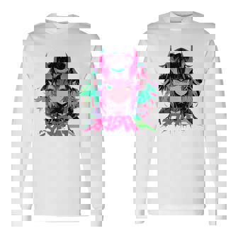 ゴシック アニメ 鬼 わいふ かわいい 日本 漫画 ヴェーパーウェア レトロ 長袖tシャツ 長袖Tシャツ - Kawaiitshirt