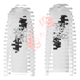 ゴシック ローズ パンク ラブ バレンタイン 学生 ロックミュージック ギグ 長袖tシャツ 長袖Tシャツ - Kawaiitshirt