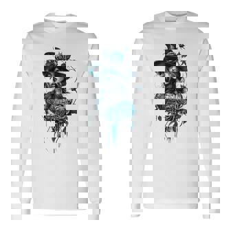 ゴシックガール ハロウィンコスチューム 魔女ゴス オカルトウィッカ 長袖Tシャツ - Kawaiitshirt