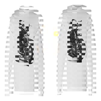 ゴリラ バイク バイカー 長袖Tシャツ - Kawaiitshirt