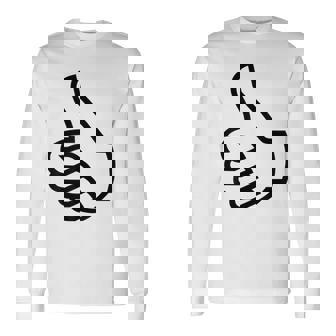 サムズアップ 長袖Tシャツ - Kawaiitshirt