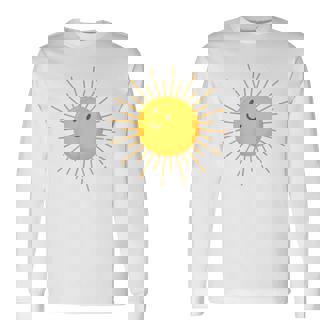 サンシャイン 晴れ 太陽 長袖Tシャツ - Kawaiitshirt