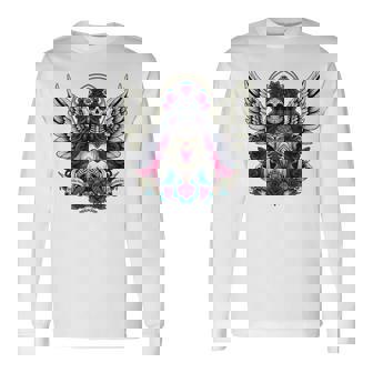 サンタ・ムエルテ 長袖tシャツ 長袖Tシャツ - Kawaiitshirt