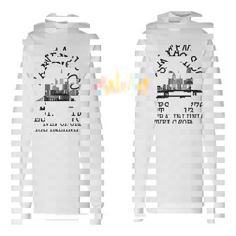 サンフランシスコ お土産 スカイライン サンフランシスコ メンズ レディース 長袖Tシャツ - Kawaiitshirt