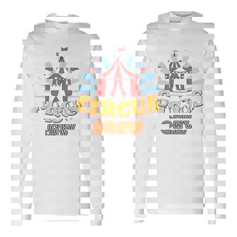サーカスクルー–楽しいカラフルな大人&キッズグラフィックデザイン 長袖tシャツ 長袖Tシャツ - Kawaiitshirt