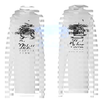 サーファーサーフスポット マリブ、カリフォルニア 長袖Tシャツ - Kawaiitshirt