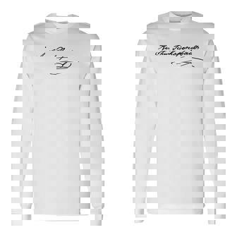 シグネチャーショーペンハウアーの哲学者 長袖Tシャツ - Kawaiitshirt