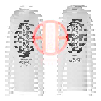 シトリュウ 空手、バックプリント 長袖Tシャツ - Kawaiitshirt