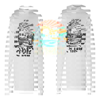 シドニーオーストラリアデザイン 長袖Tシャツ - Kawaiitshirt