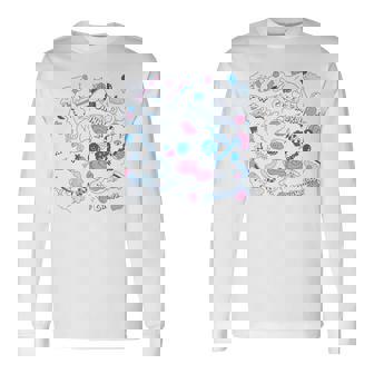 シナモロール Usデザイン 手描き風 長袖Tシャツ - Kawaiitshirt