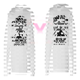 ジェネレーションxはホースウォーターで育ちました 1965 1980 長袖Tシャツ - Kawaiitshirt