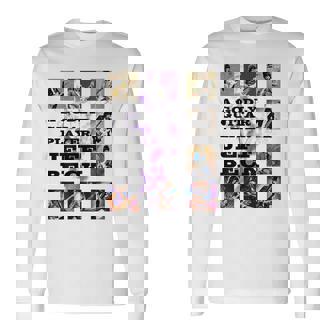 ジェフベック_005_Back Printed 長袖Tシャツ - Kawaiitshirt