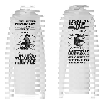 ジオキャッシング ジオキャッシュ 面白い ジオキャッシャー ジオキャッシャー ことわざ 長袖Tシャツ - Kawaiitshirt