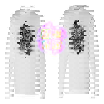 ジミヘンドリックス_004_Back Printed 長袖Tシャツ - Kawaiitshirt