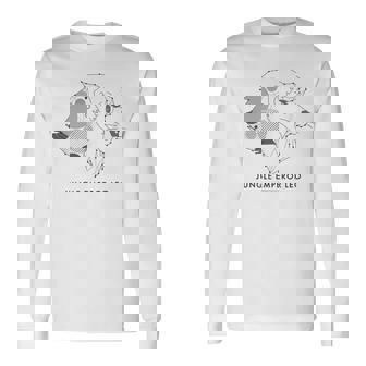 ジャングル大帝 幾何学 パンジャ Ctezuka Productions 長袖Tシャツ - Kawaiitshirt