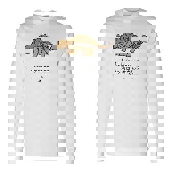 ジュラシック・ワールド Ankylosaurus Loose Illust 長袖Tシャツ - Kawaiitshirt