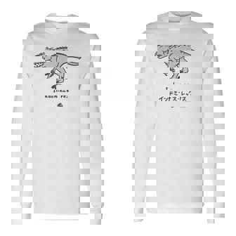 ジュラシック・ワールド Indminus Rex Loose Illust 長袖Tシャツ - Kawaiitshirt