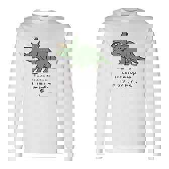 ジュラシック・ワールド Triceratops Loose Illust 長袖Tシャツ - Kawaiitshirt