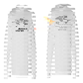 ジュラシック・ワールド インドミナスvsティラノサウルス Loose Illust 長袖Tシャツ - Kawaiitshirt
