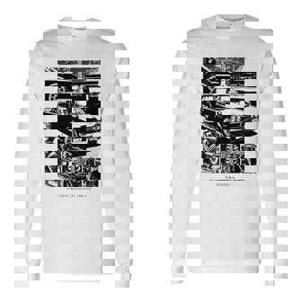 スカイライン ハコスカ ビンテージ スポーツカー ワイスピ ハードチューン グッズ 長袖tシャツ 長袖Tシャツ - Kawaiitshirt