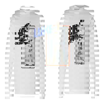 スター・ウォーズ ルーク・スカイウォーカー スマイルカードグラフィックtシャツ 長袖Tシャツ - Kawaiitshirt