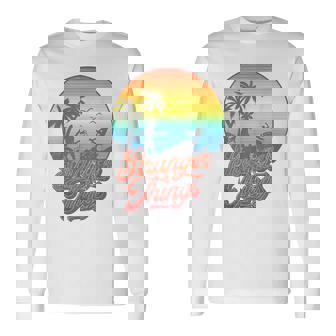 ストレンジャー・シングス サーファーボーイ ピザ デモゴルゴン カリ レトロ 80年代 長袖Tシャツ - Kawaiitshirt