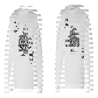 スペードのエース 長袖Tシャツ - Kawaiitshirt