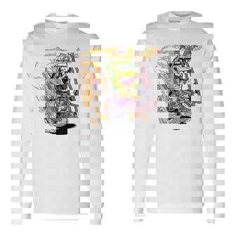 スポンジボブ スクエアパンツ スポンジボブ コミックバイク 長袖Tシャツ - Kawaiitshirt