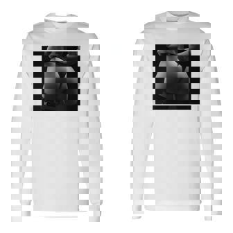 セクシー ブラック ホワイト 写真 美しいお尻 Tバック 長袖tシャツ 長袖Tシャツ - Kawaiitshirt