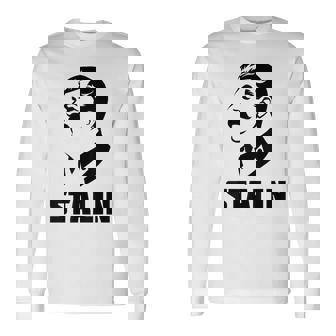ソビエト指導者ヨシフスターリンシャツソ連共産主義の歴史 長袖Tシャツ - Kawaiitshirt