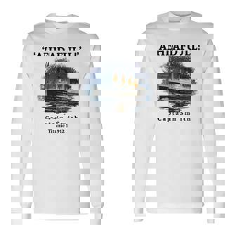 タイタニック・アヘッド フルクルーズ船 キャプテン・スミス 1912 タイタニック 長袖Tシャツ - Kawaiitshirt