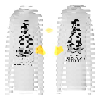 タックスlinuxペンギン-Sudorm-Rfコンピューターサイエンスコンピューター Tux Linux 長袖Tシャツ - Kawaiitshirt