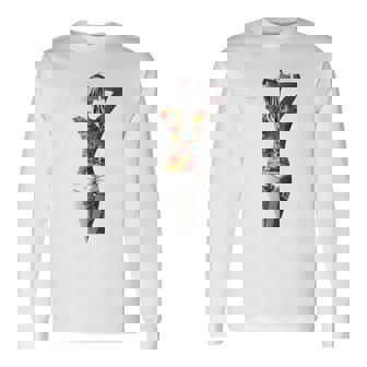 タトゥー レディース アートtシャツ モチーフ セクシータトゥー レディース メンズ 長袖Tシャツ - Kawaiitshirt