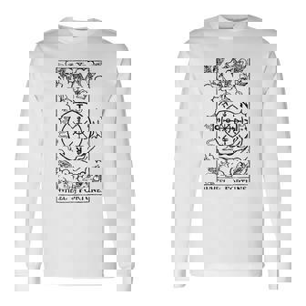 タロットカードホイール オブ フォーチュン タロット 長袖Tシャツ - Kawaiitshirt