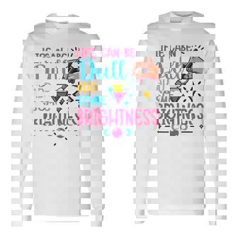 ダイヤモンドペインティングアーティストlife Can Be Dullダイヤモンドペインティング 長袖Tシャツ - Kawaiitshirt