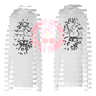 チェリーっぽいザ・リトル・シングス・ファニー・チェリッシュ・チェリー 長袖Tシャツ - Kawaiitshirt