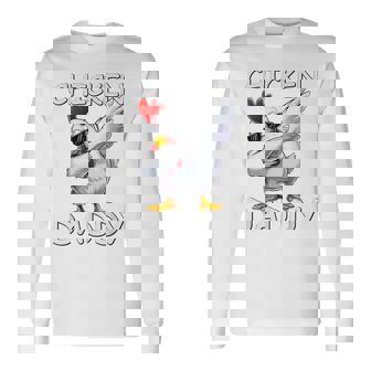 チキン パパ ニワトリ 父 チキン ジャンパー 農家 父の日 長袖Tシャツ - Kawaiitshirt