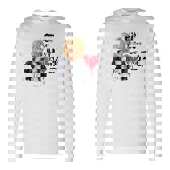 チャッキー・ティファニー・イート・ユア・ハート・アウト・バレンタイン 長袖Tシャツ - Kawaiitshirt