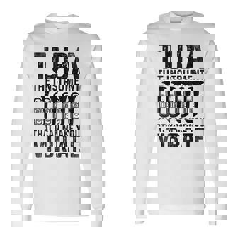 チューバ 振動させる楽器 ミュージシャン チューバ 長袖Tシャツ - Kawaiitshirt