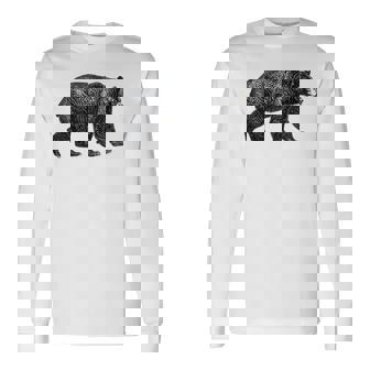 ツキノワグマ 動物愛好家 野生動物 自然 ハイキング ギフト 長袖Tシャツ - Kawaiitshirt